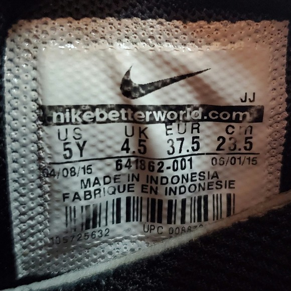 🌸2 For $15🌸 Nike Free Express Black/Multi - US Size 5Y (Women's 6.5) Sneakers - Picture 9 of 9